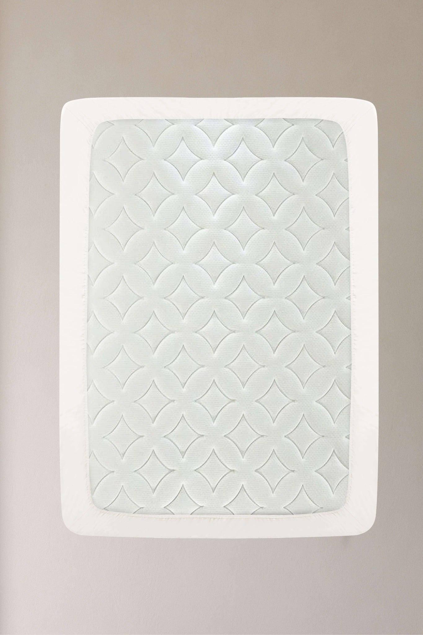 Cream Fitted Bed Sheet Set
