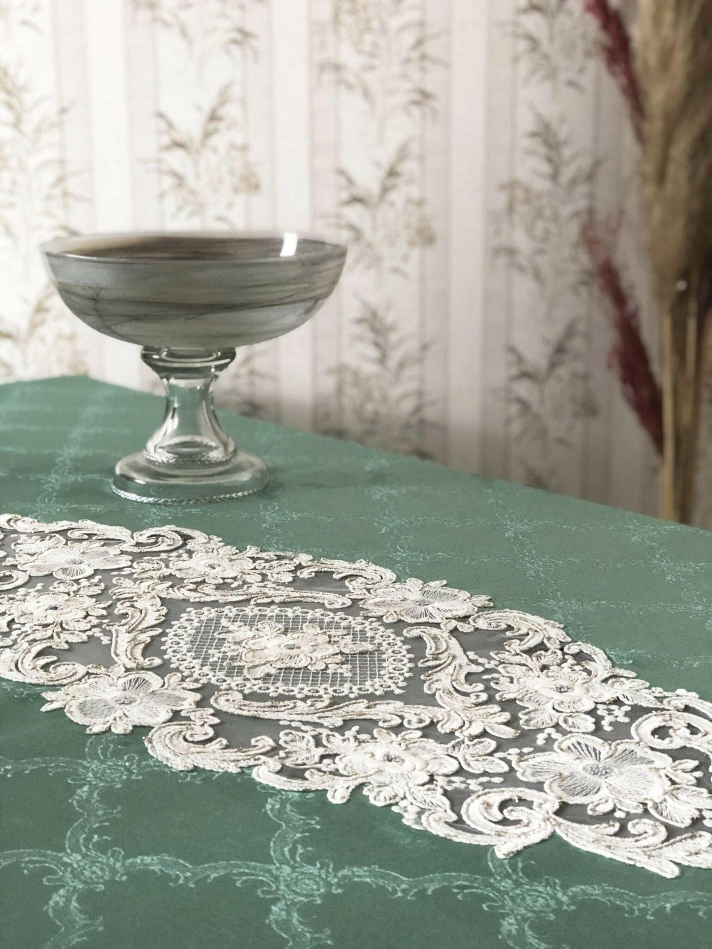 Demet Tablecloth Turquoise