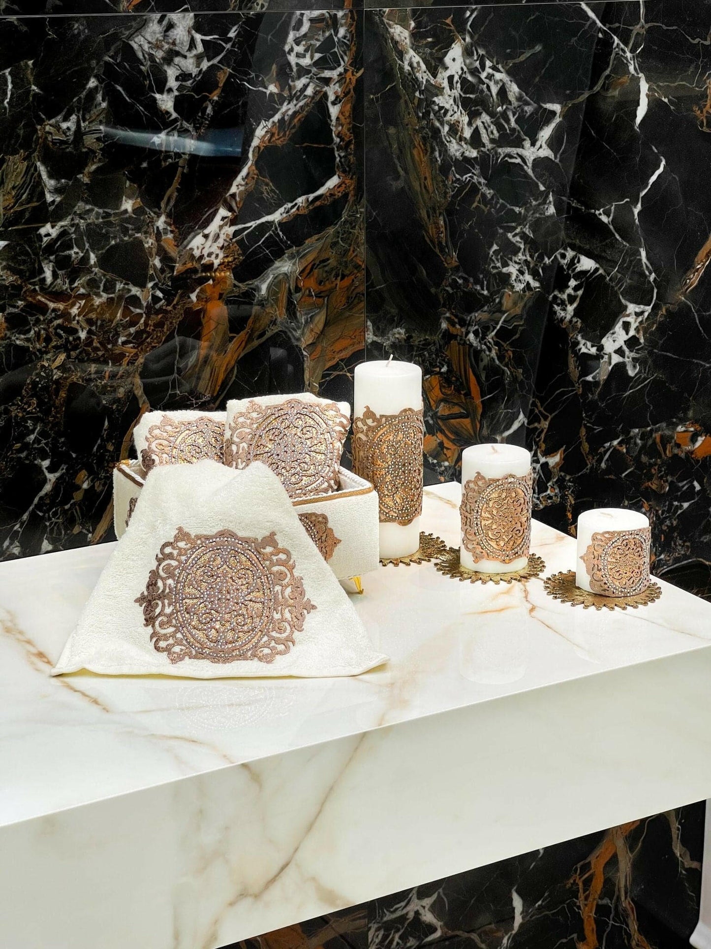 Ruya Towel Box Set