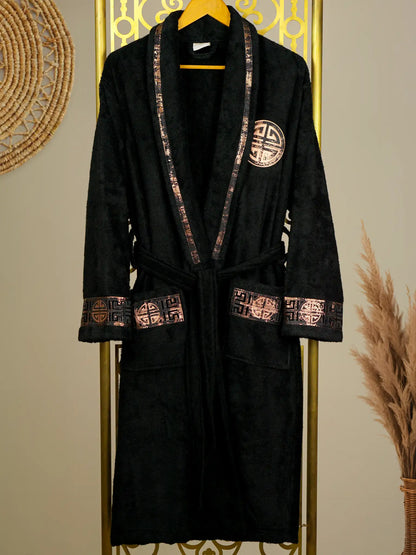 Hera Black Bathrobe (His)