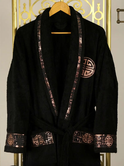 Hera Black Bathrobe (His)