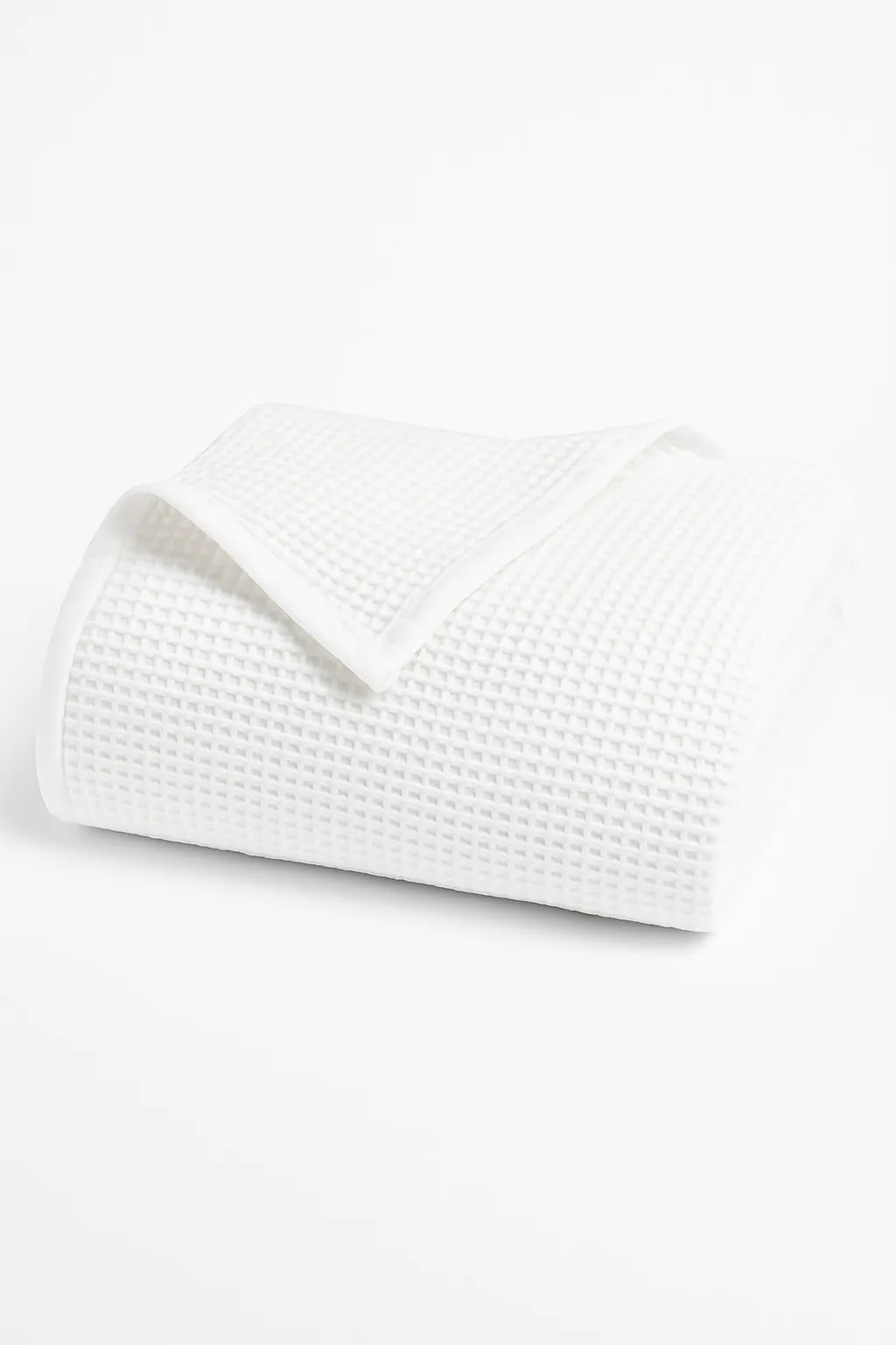 Royal Waffle Blanket – Pure White