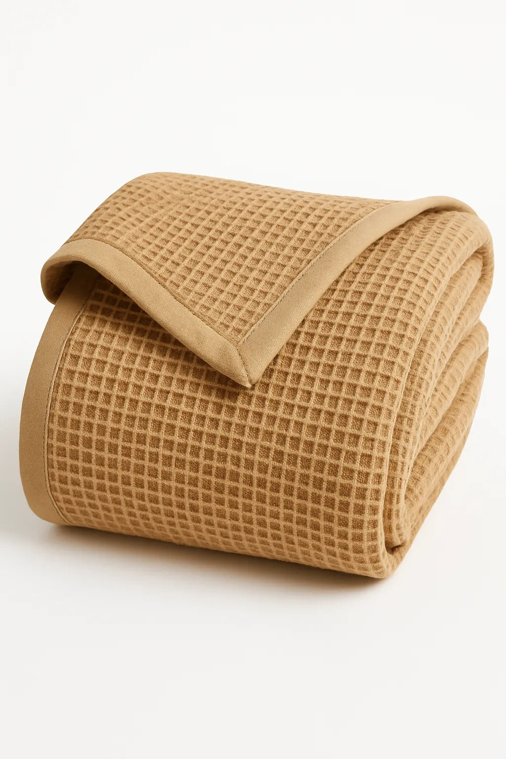 Royal Waffle Blanket – Latte
