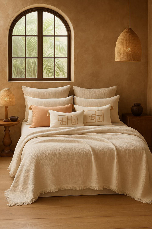 Cloud Muslin Blanket - Cream