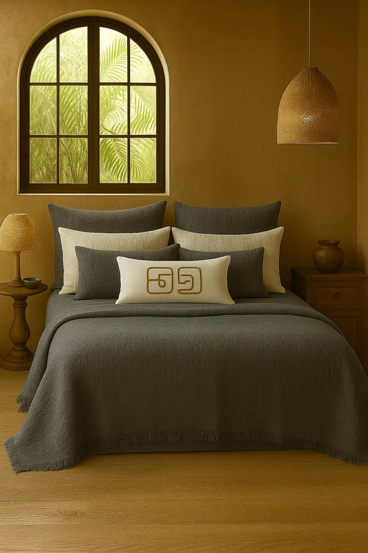 Cloud Muslin Blanket - Gray