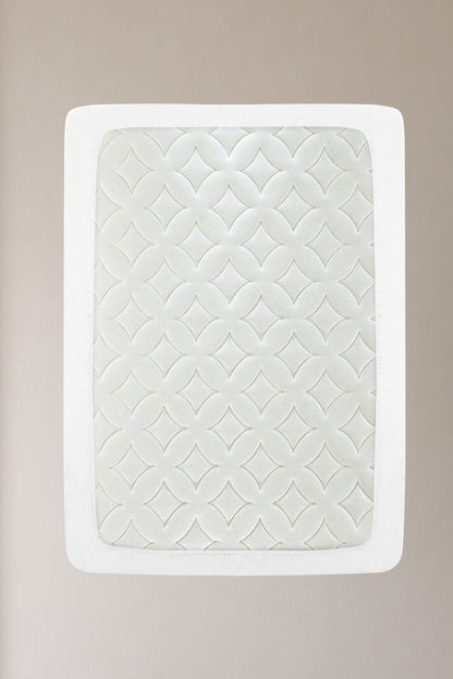 White Fitted Bed Sheet Set
