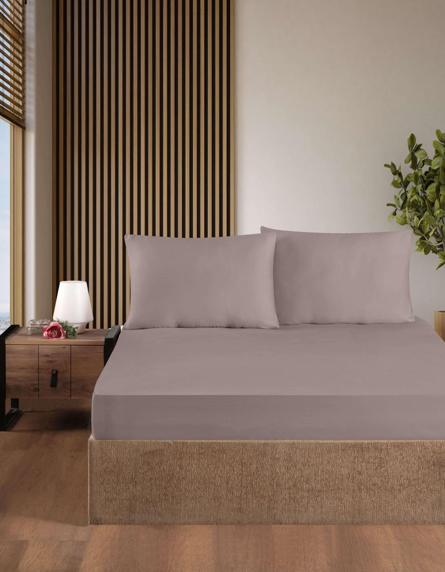 Mink Fitted Bed Sheet Set