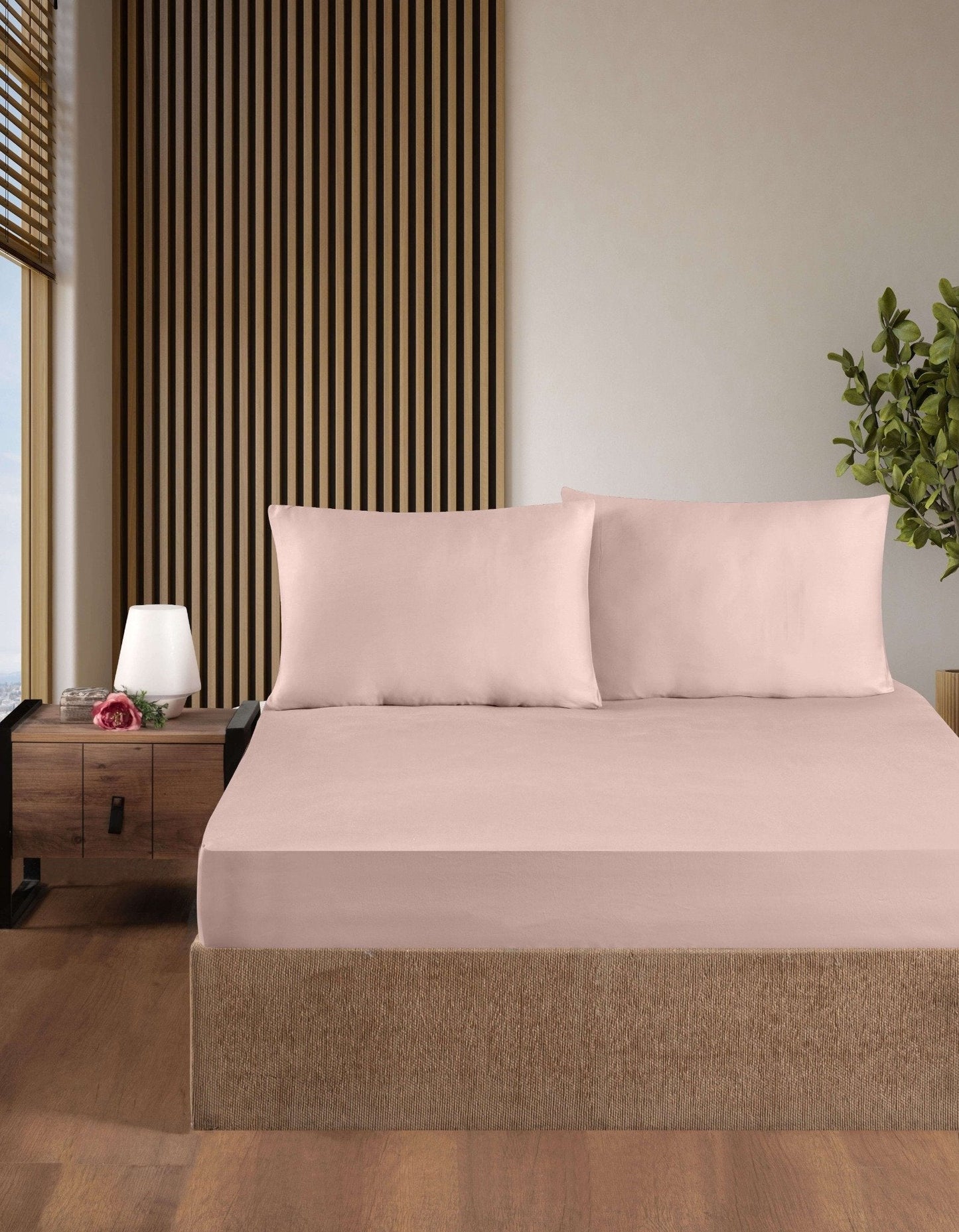 Powder Fitted Bed Sheet Set