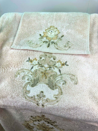 Gelin Beige Towel Set