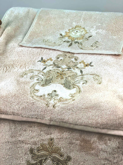 Gelin Beige Towel Set