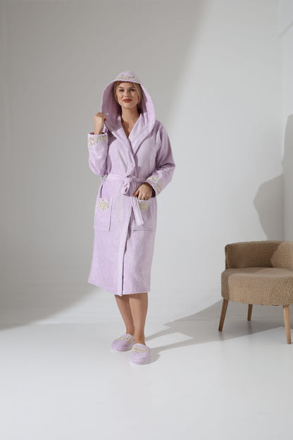Gelin Exclusive Lilac Bathrobe