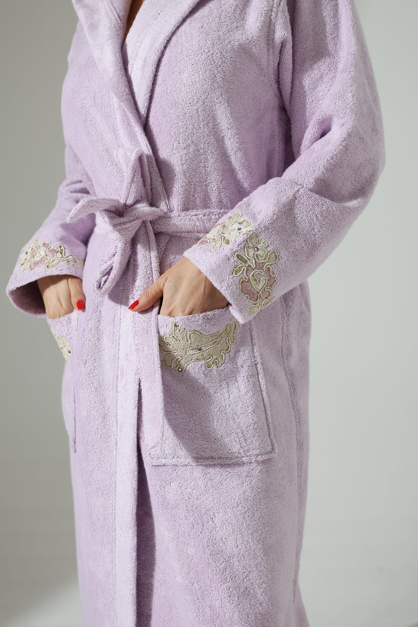 Gelin Exclusive Lilac Bathrobe