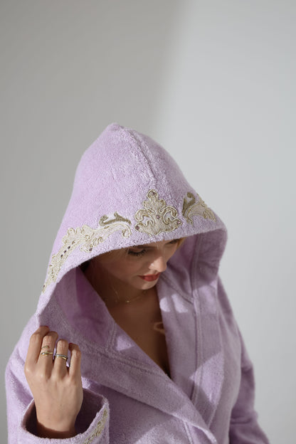 Gelin Exclusive Lilac Bathrobe