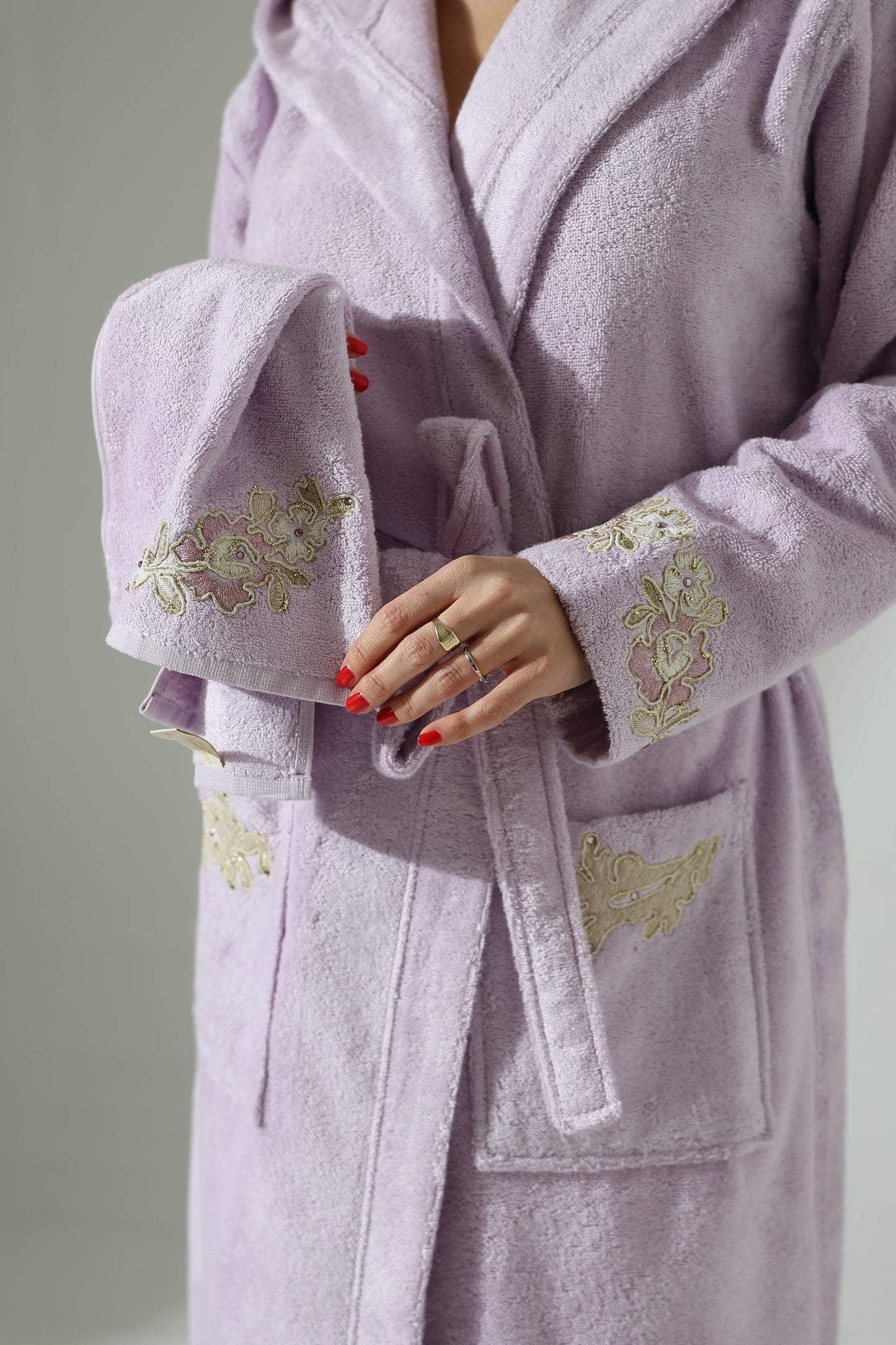 Gelin Exclusive Lilac Bathrobe