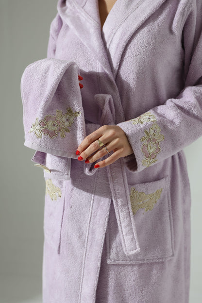 Gelin Exclusive Lilac Bathrobe