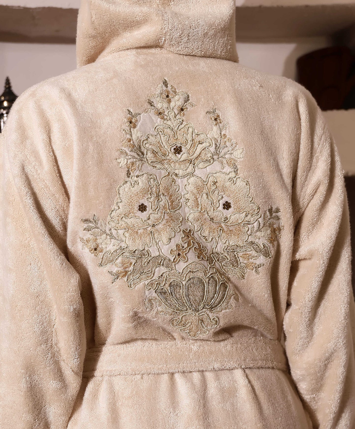 Gelin Exclusive Beige Bathrobe