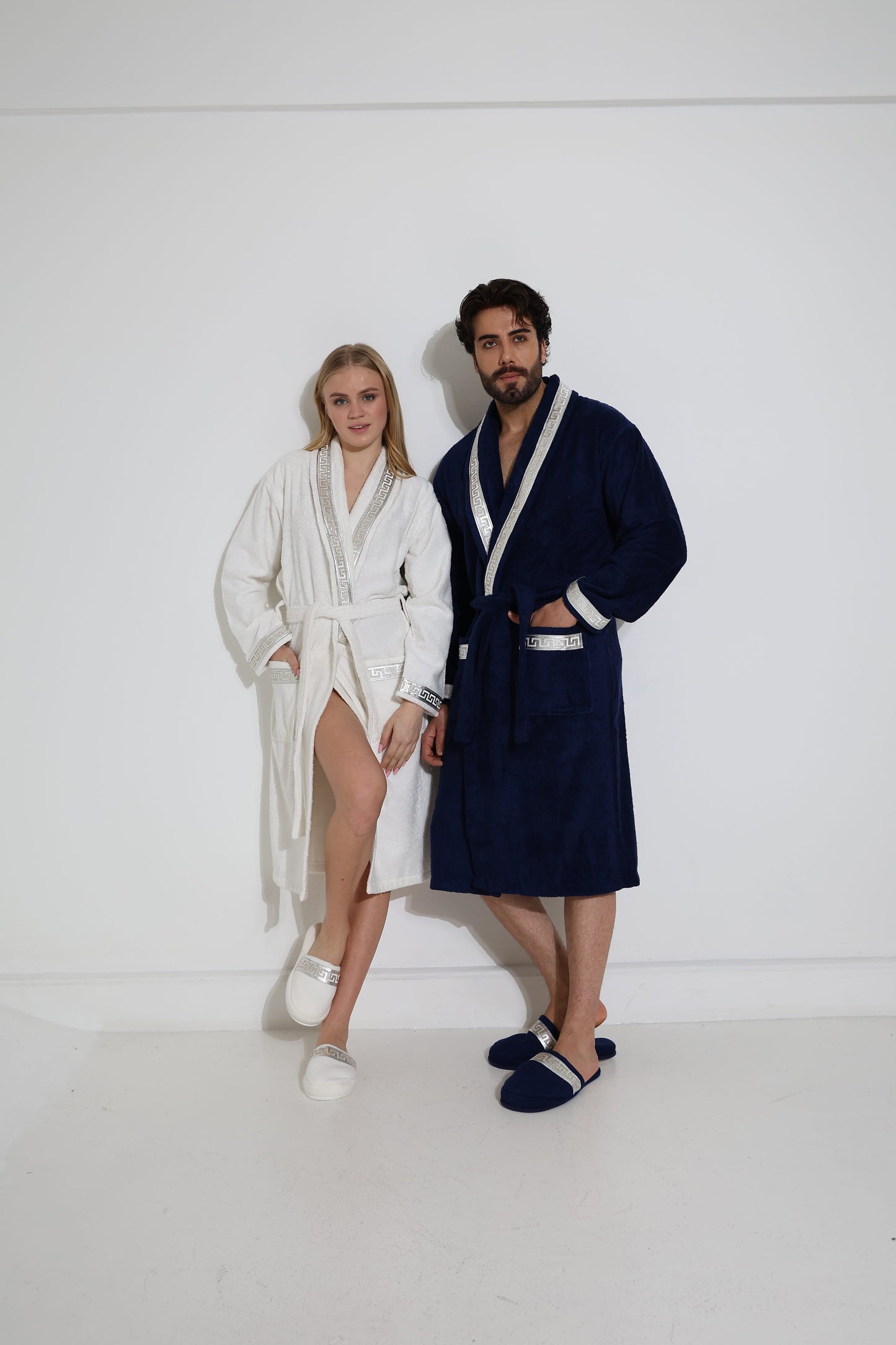 Anka Silver Bathrobe Set (Her & Him)