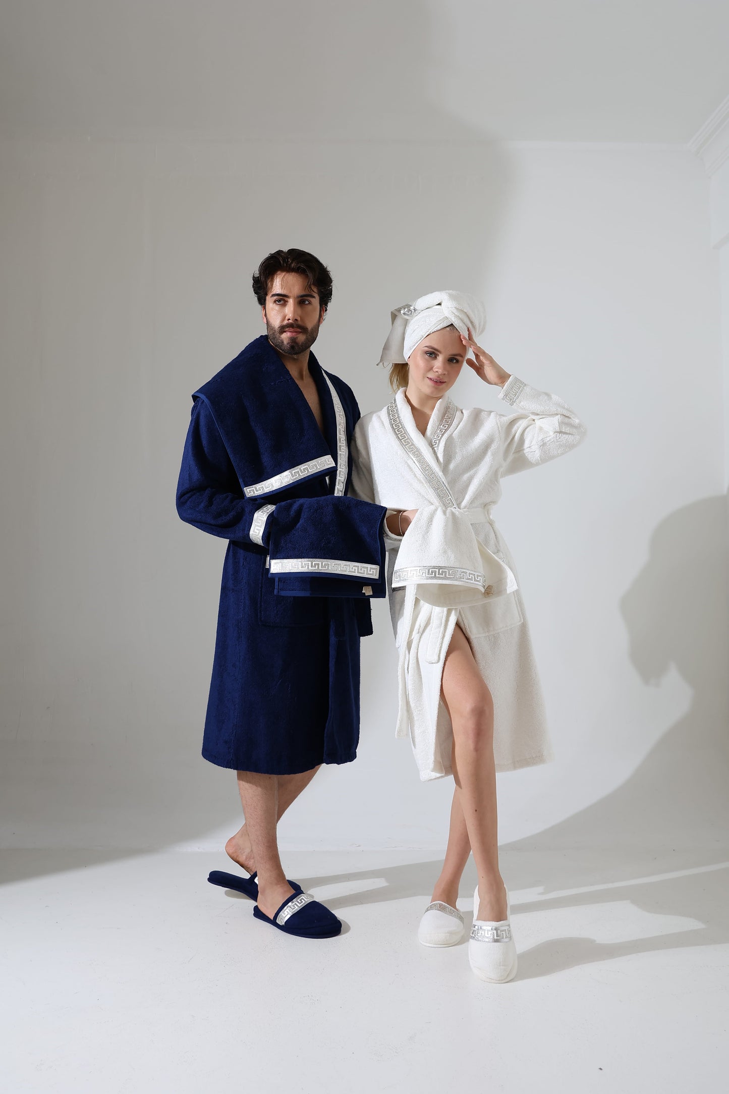Anka Silver Bathrobe Set (Her & Him)