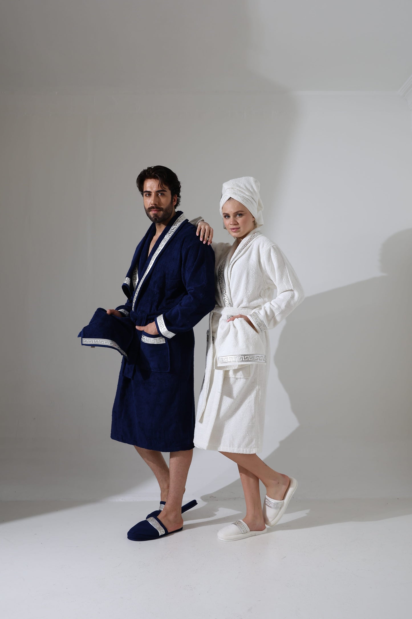 Anka Silver Bathrobe Set (Her & Him)