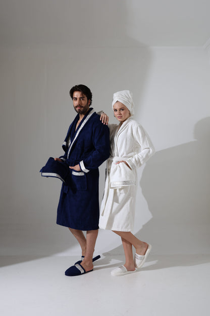 Anka Silver Bathrobe Set (Her & Him)