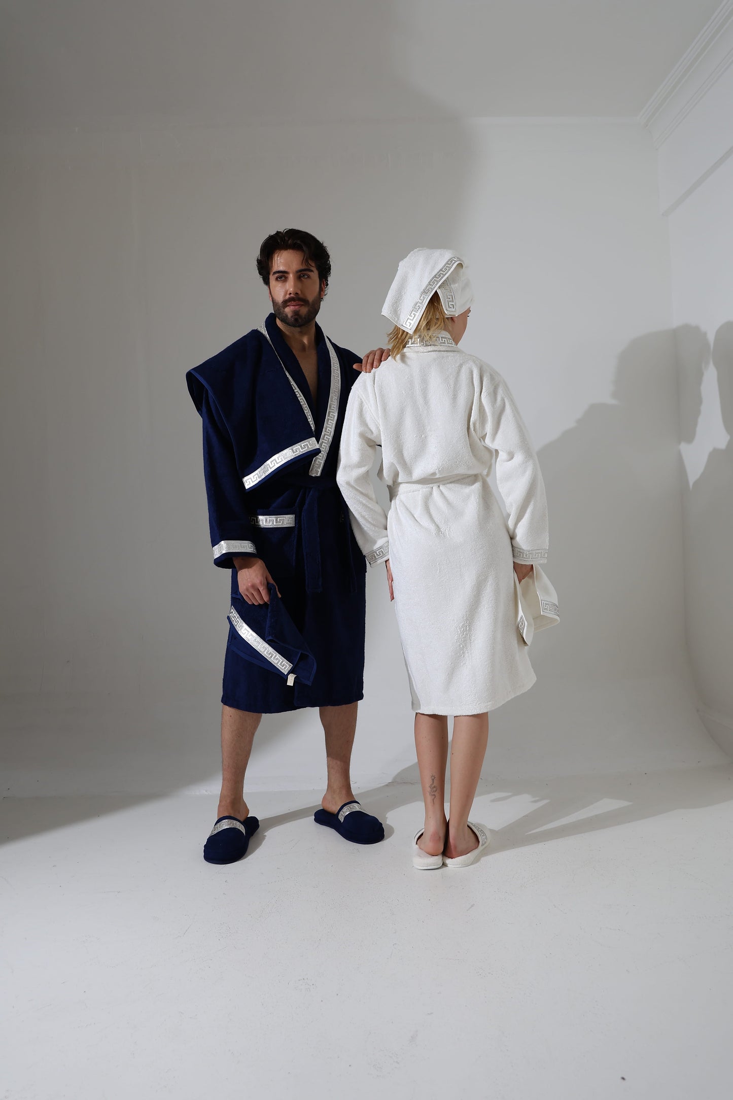 Anka Silver Bathrobe Set (Her & Him)