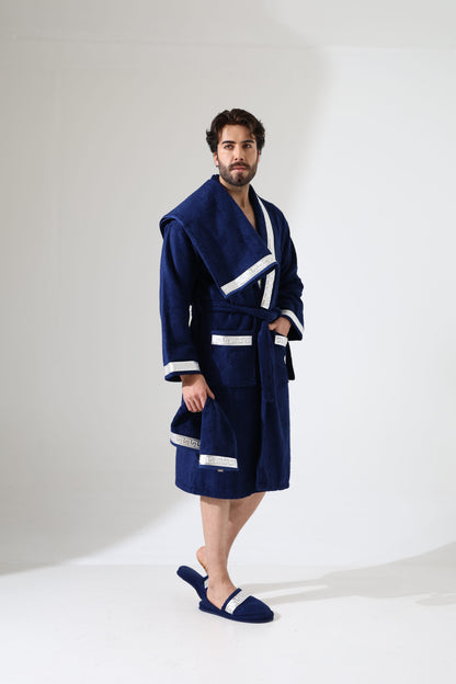 Anka Night Blue Bathrobe