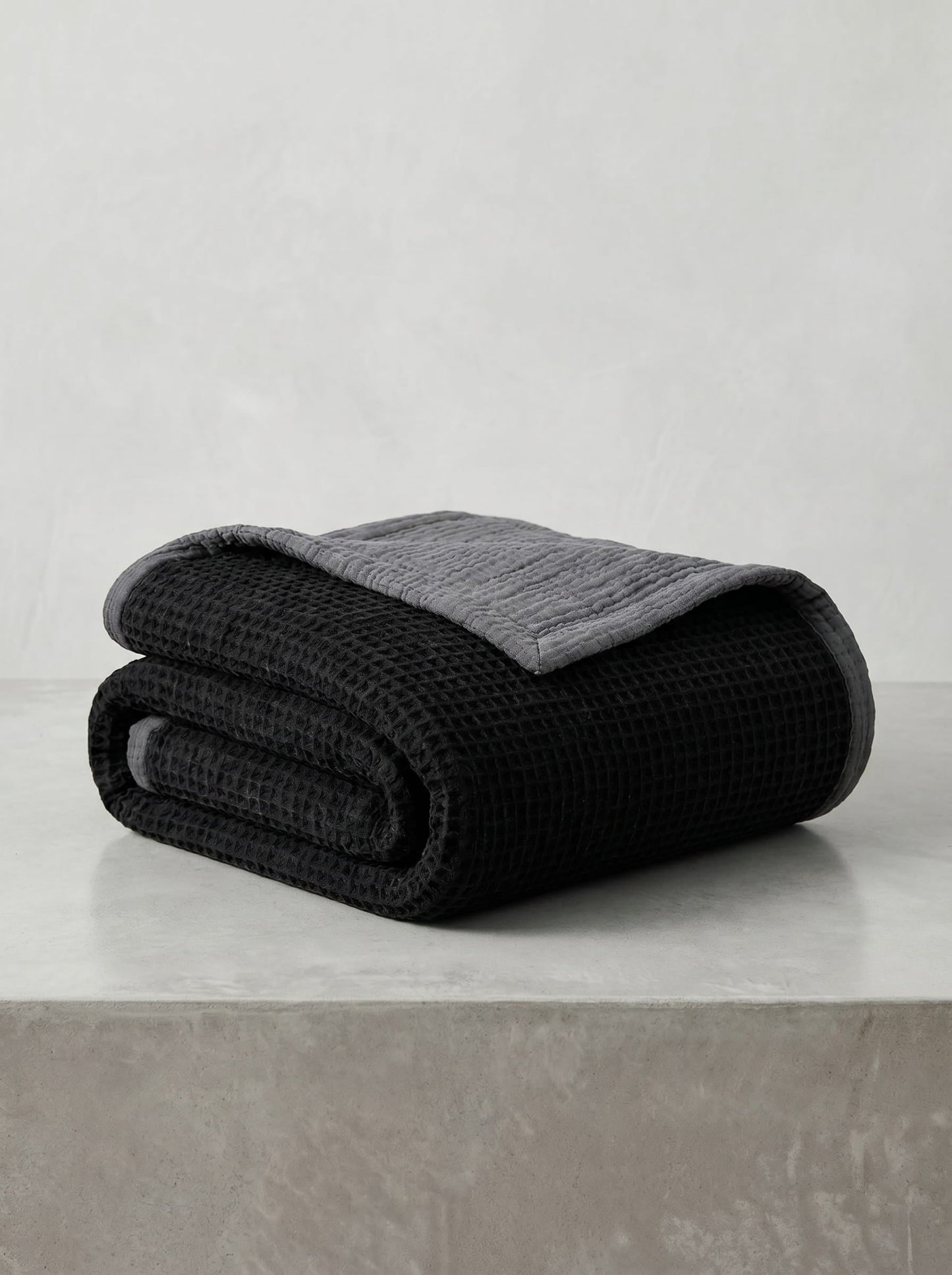 8-Layer Waffle & Muslin Blanket – Reversible Luxury Organic Cotton Bedspread & Throw