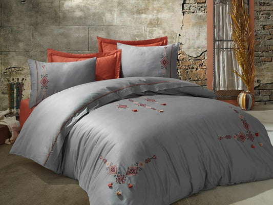 Dantela Tilbe - Embroidered Luxury Duvet Cover Set