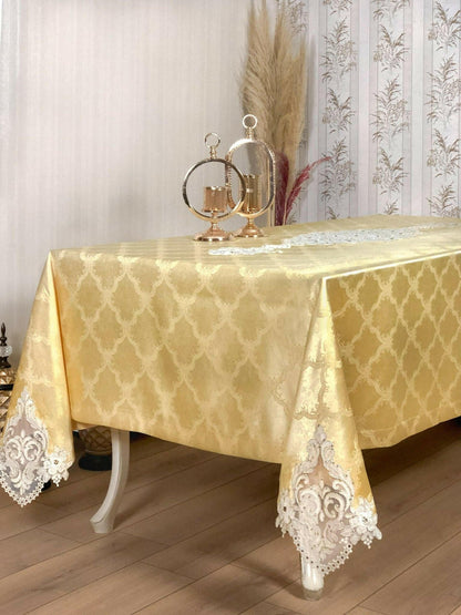 Demet Tablecloth Gold
