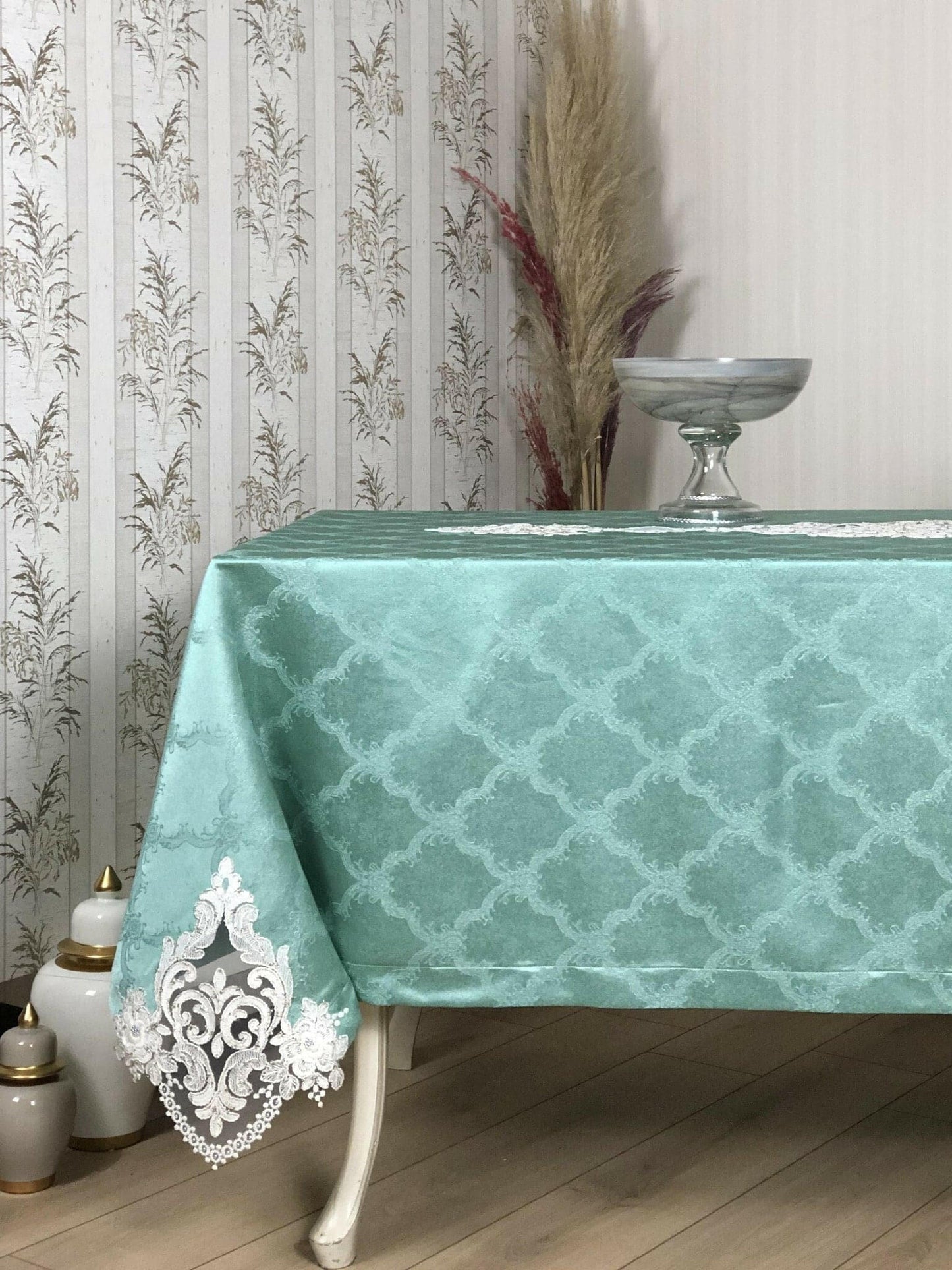 Demet Tablecloth Turquoise