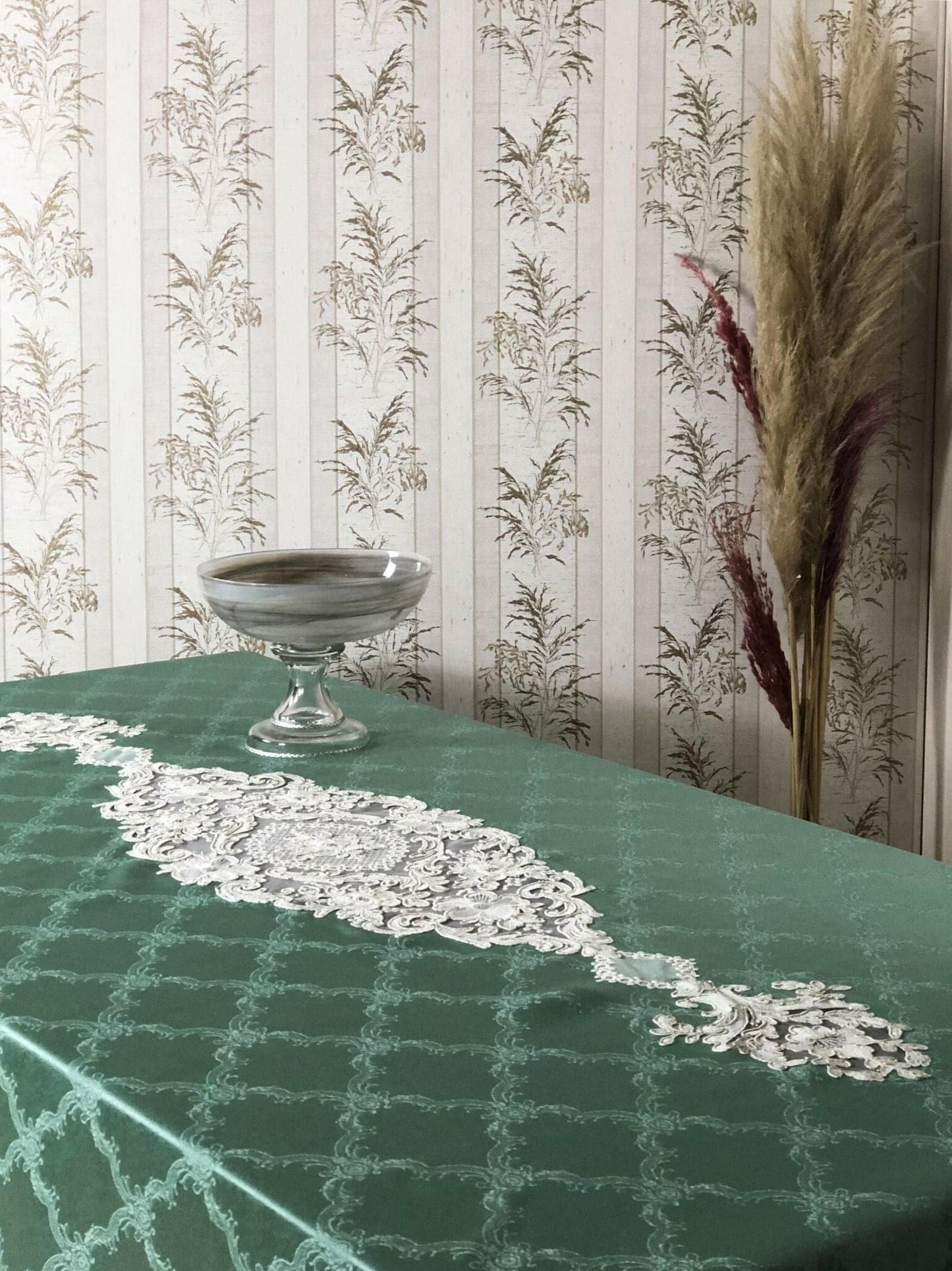 Demet Tablecloth Turquoise