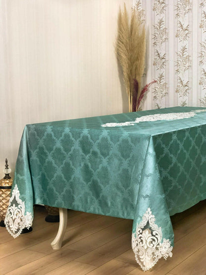 Demet Tablecloth Turquoise