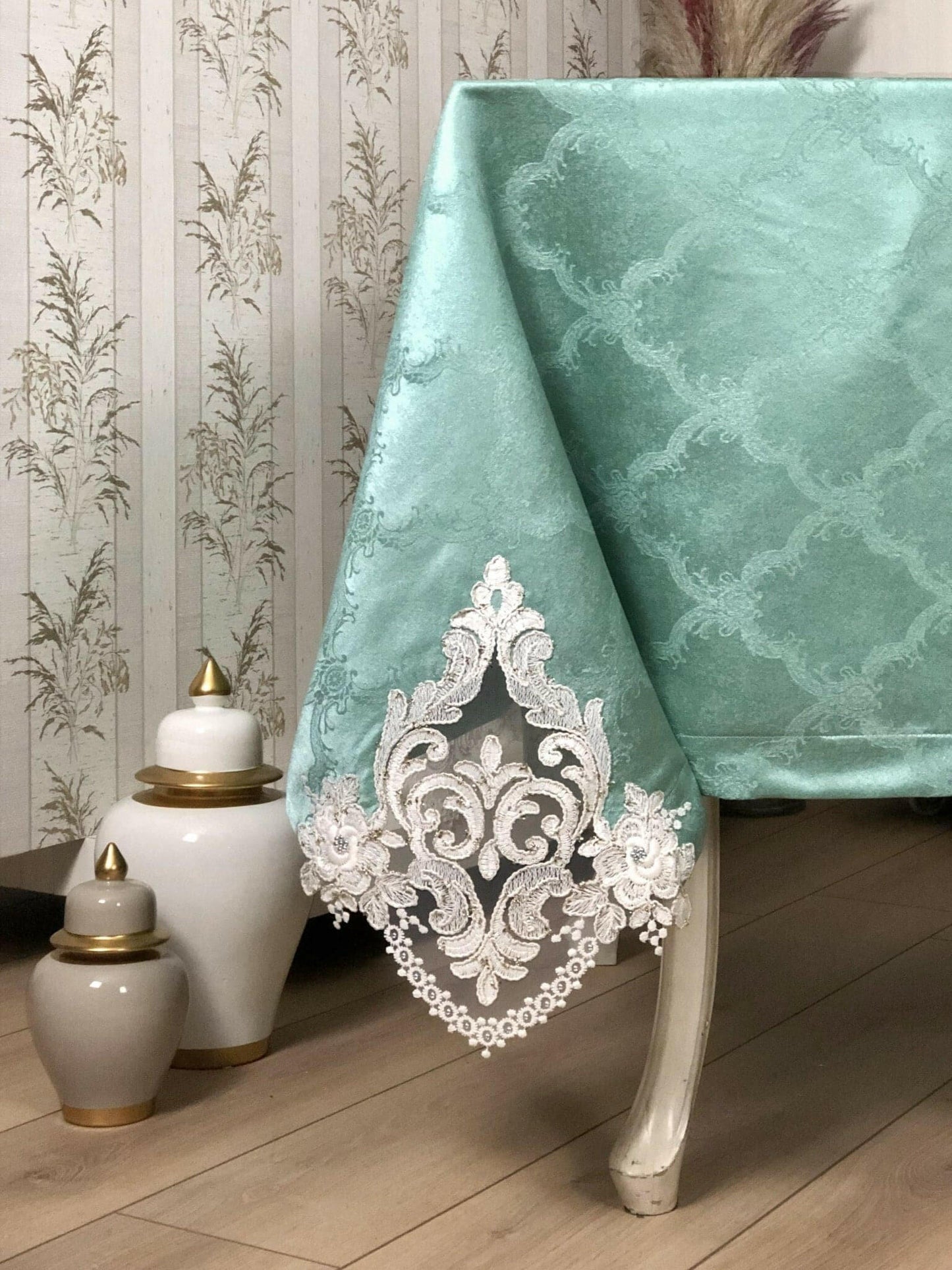 Demet Tablecloth Turquoise