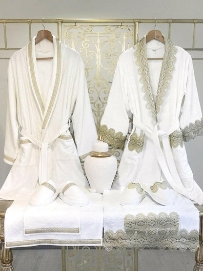 Gunes Bathrobe Set (His & Her)