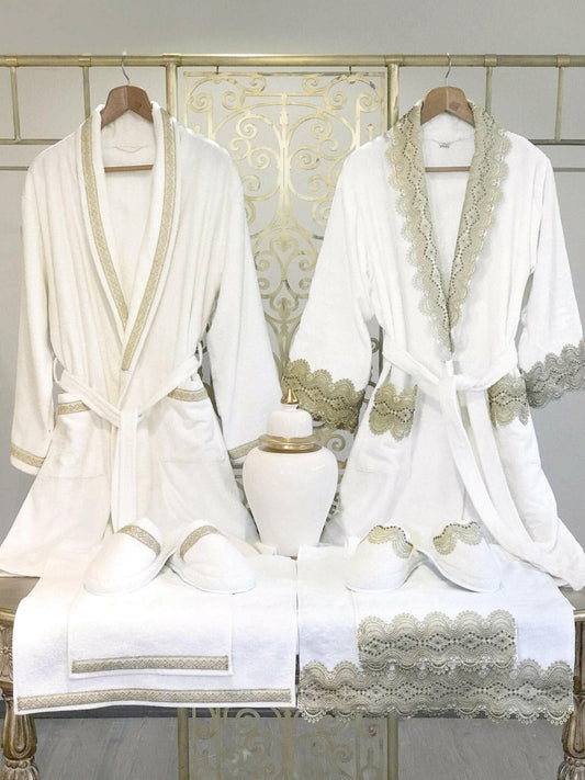 Gunes Bathrobe Set (His & Her)
