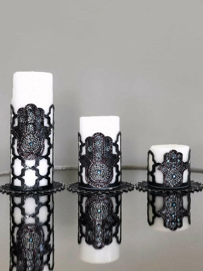 Hamsa Candle Set
