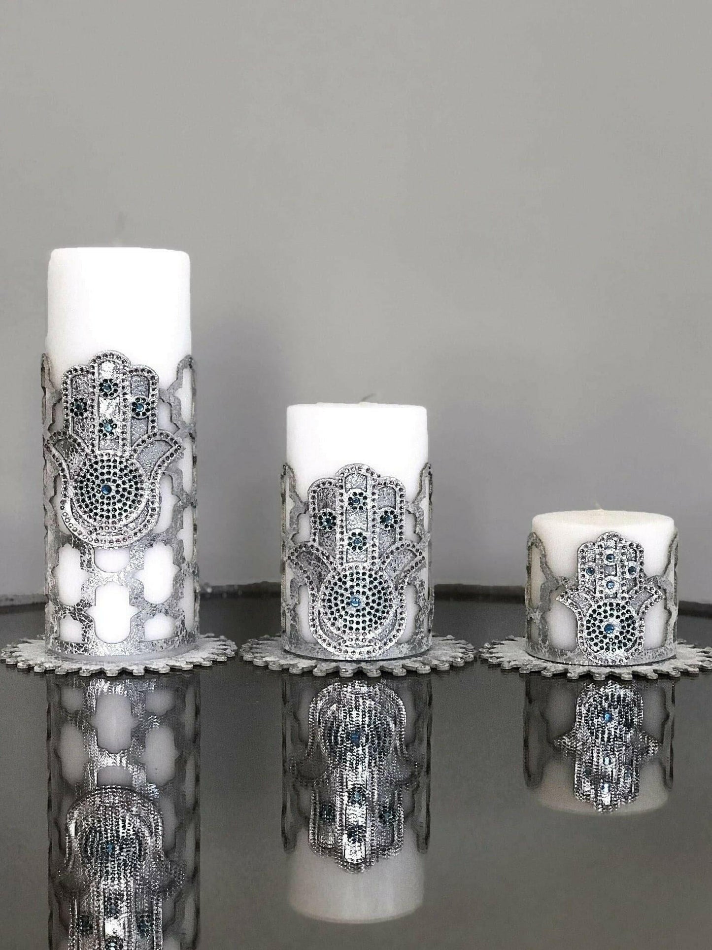 Hamsa Candle Set