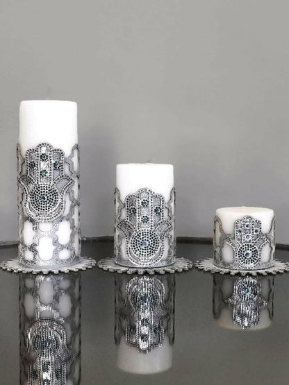 Hamsa Candle Set