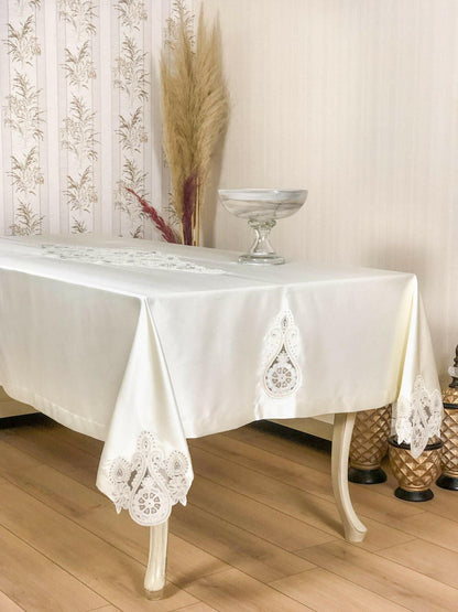 Inci Cream Tablecloth