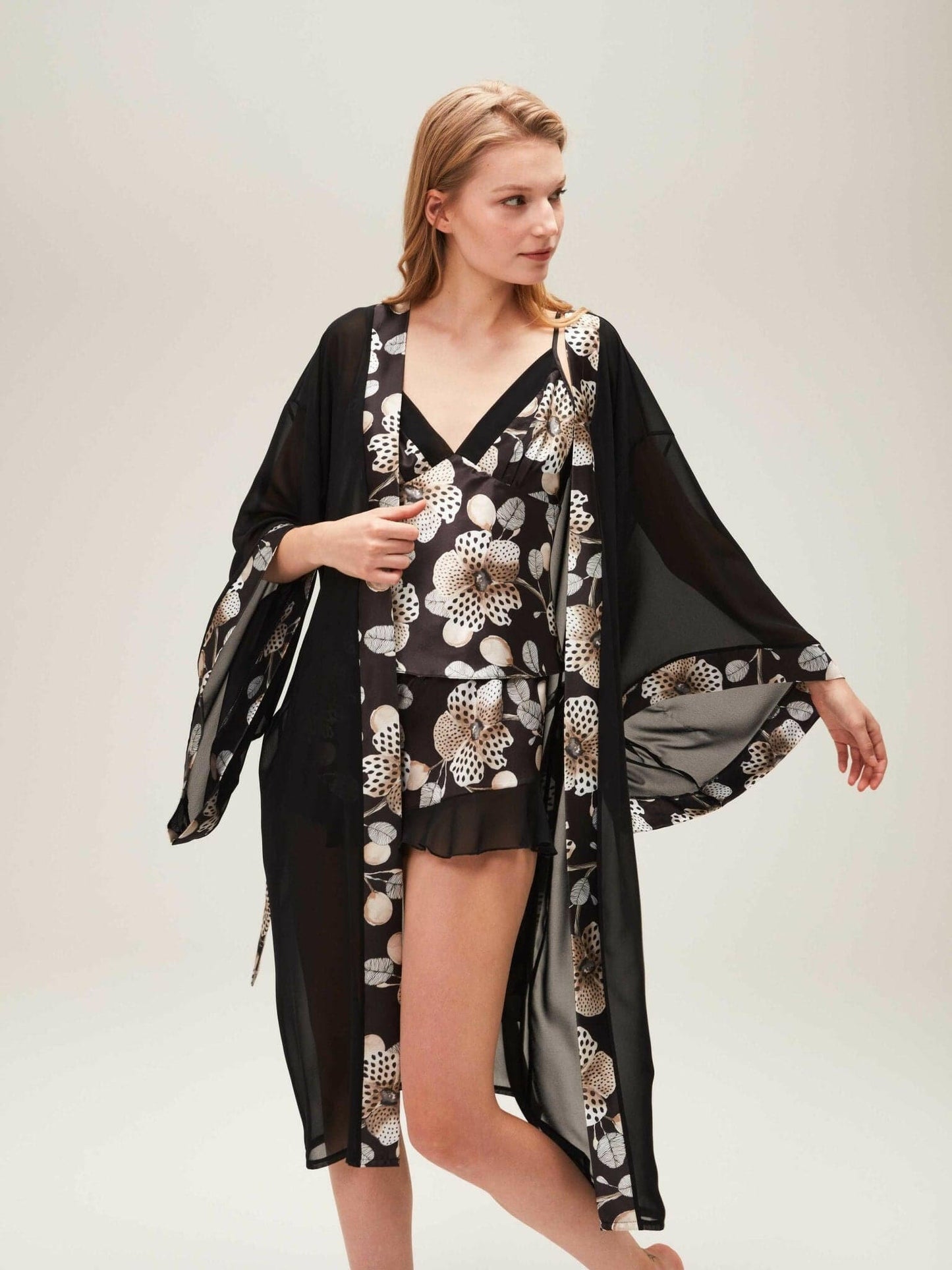 Jena Pajama & Gown Complete Set