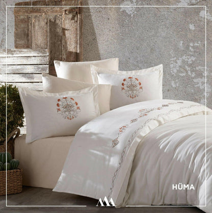 Maribor Hüma - Embroidered Luxury Duvet Cover Set