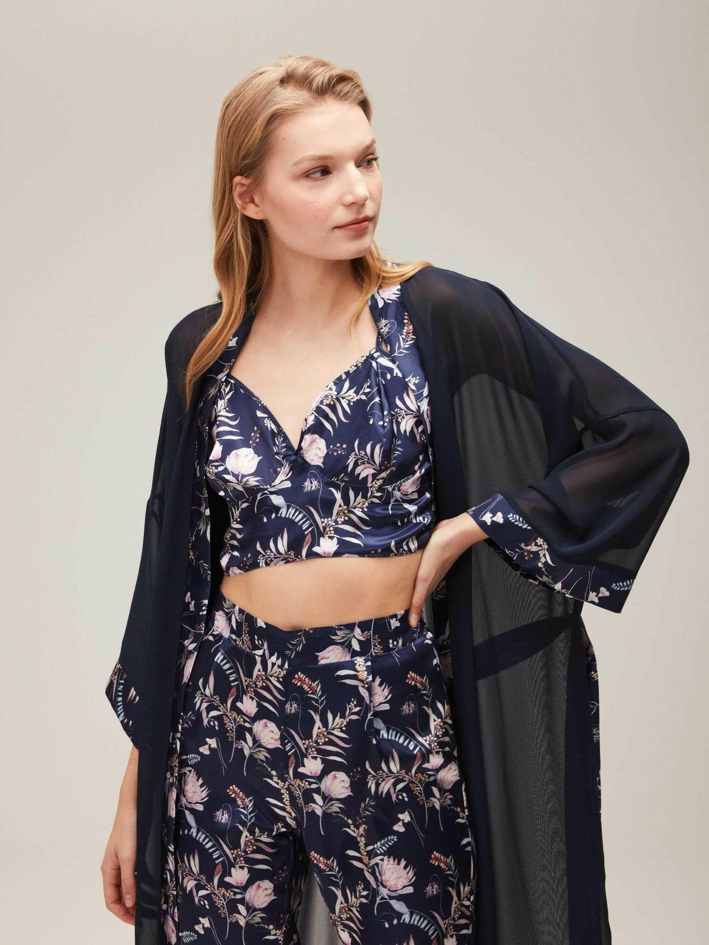 Mia Pajama & Gown Complete Set