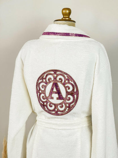 Personalized Initial Lyra Bathrobe (Her)