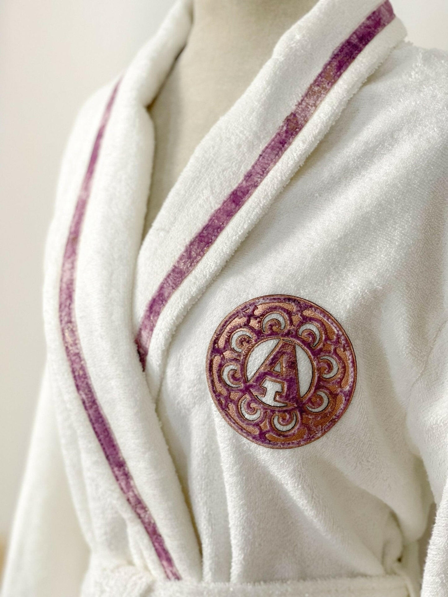 Personalized Initial Lyra Bathrobe (Her)