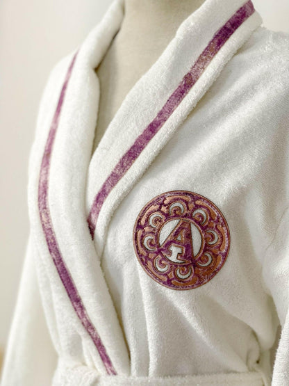 Personalized Initial Lyra Bathrobe (Her)