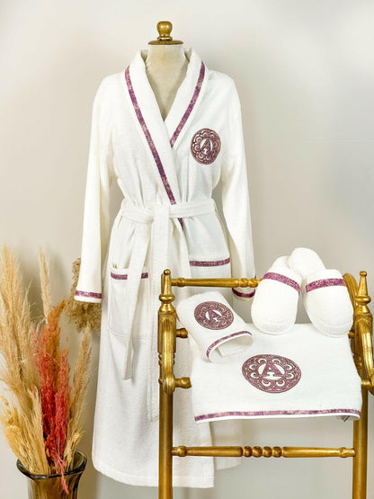 Personalized Initial Lyra Bathrobe (Her)