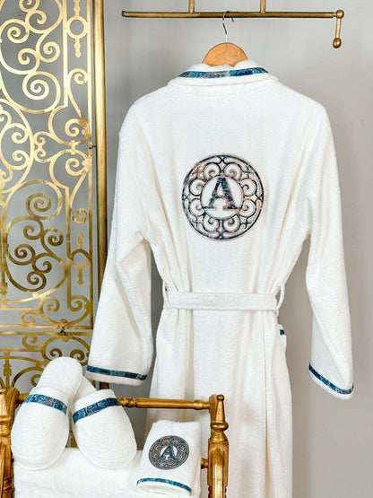 Personalized Initial Lyra Bathrobe (His)