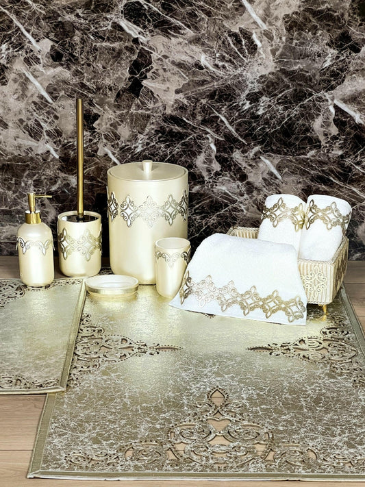 Sena Gold Bathroom Set