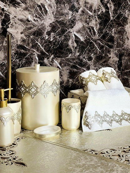 Sena Gold Bathroom Set