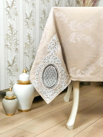 Yesim Powder Pink Tablecloth